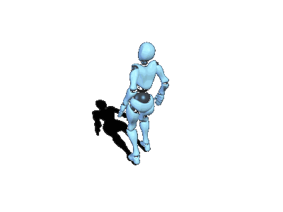 早期动补资源$提重物中途休息$NTSC Walk Tired older woman Carrying Right Hand.gif