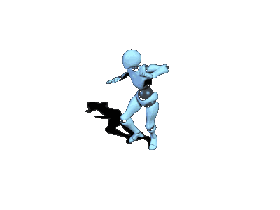 早期动补资源$特殊走路$NTSC run escape waddle looking over Right shoulder.gif