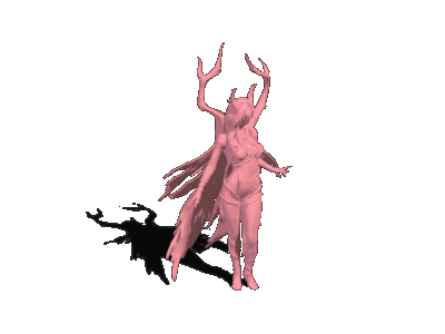 动作合集-奥丁英灵殿$怪物$噬魂族-藤角妖姬$Idle.gif