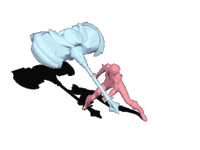 动作合集-魔幻风WarsOfPrasia$主角-女$战士-重斧$EN_Blunt_Dmg01.gif